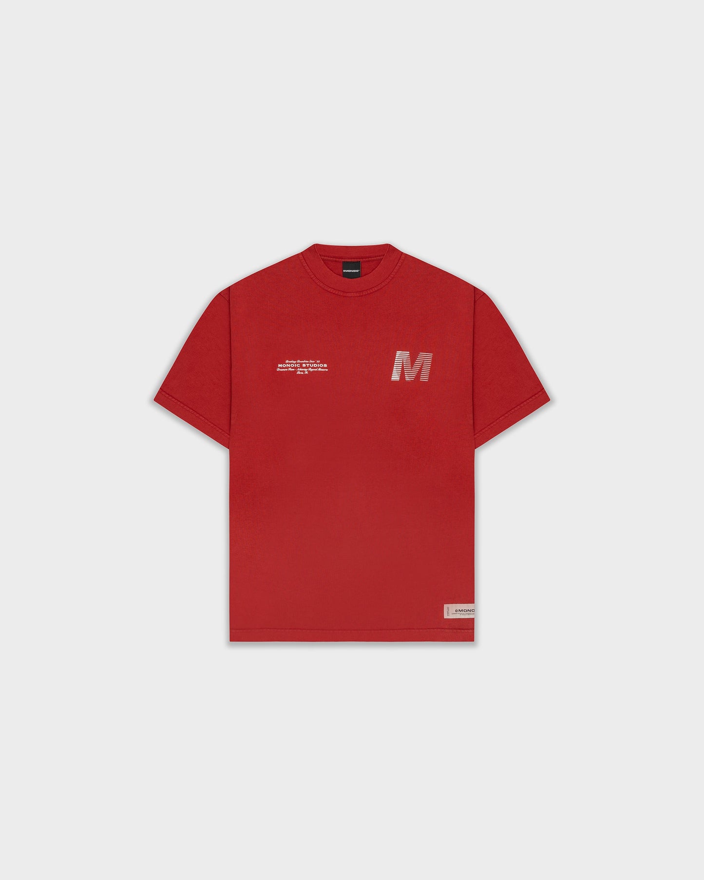 Camiseta Monoic Stars - Rojo Cherry