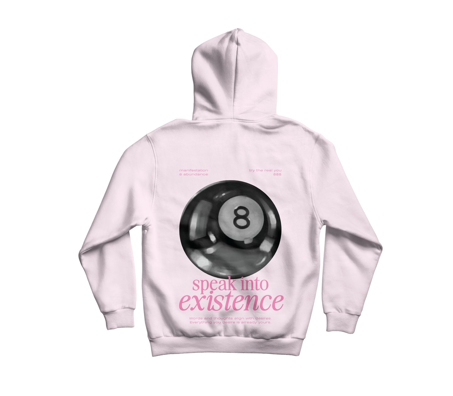 8Ball Pink - Premium Hoodie