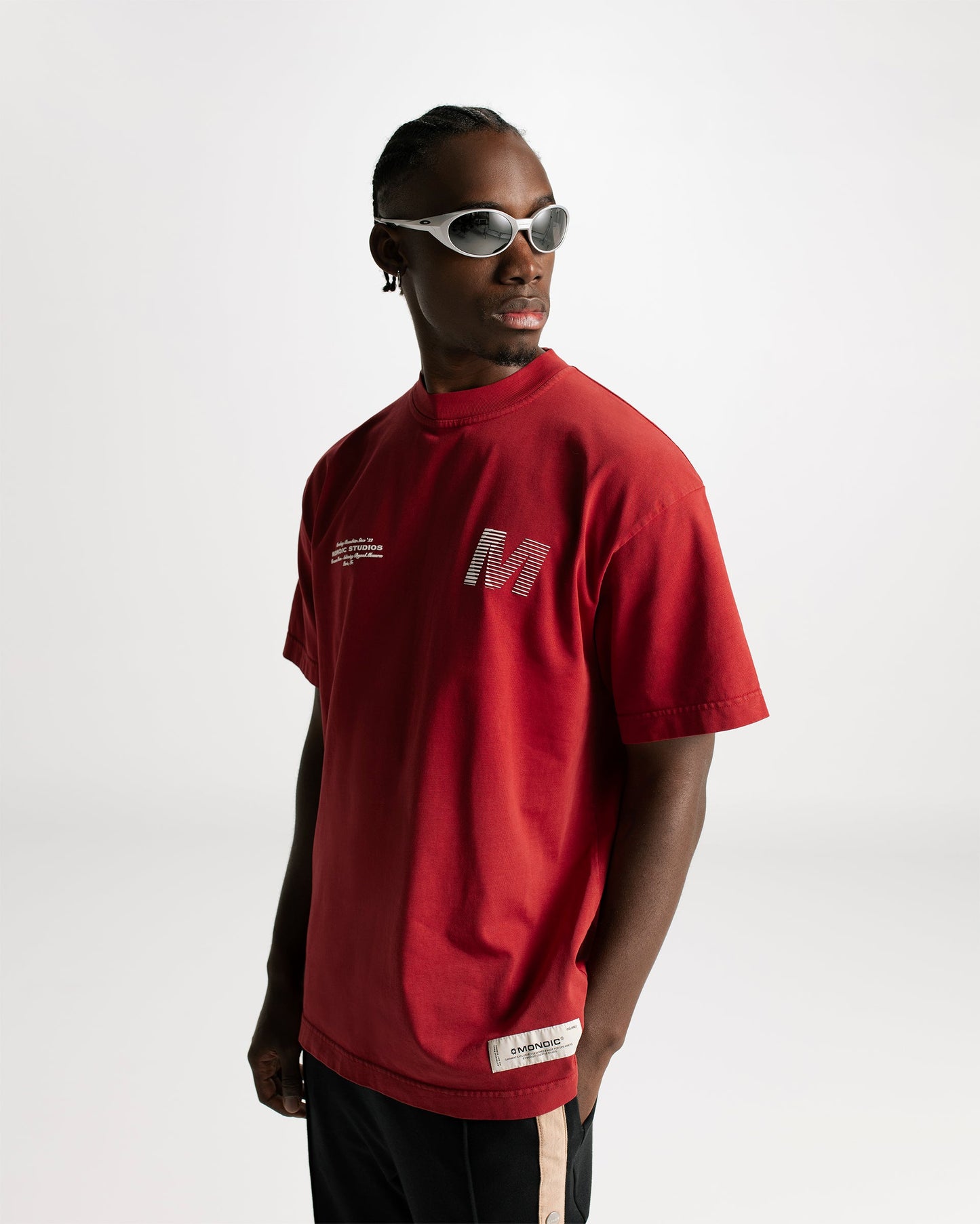 Camiseta Monoic Stars - Rojo Cherry