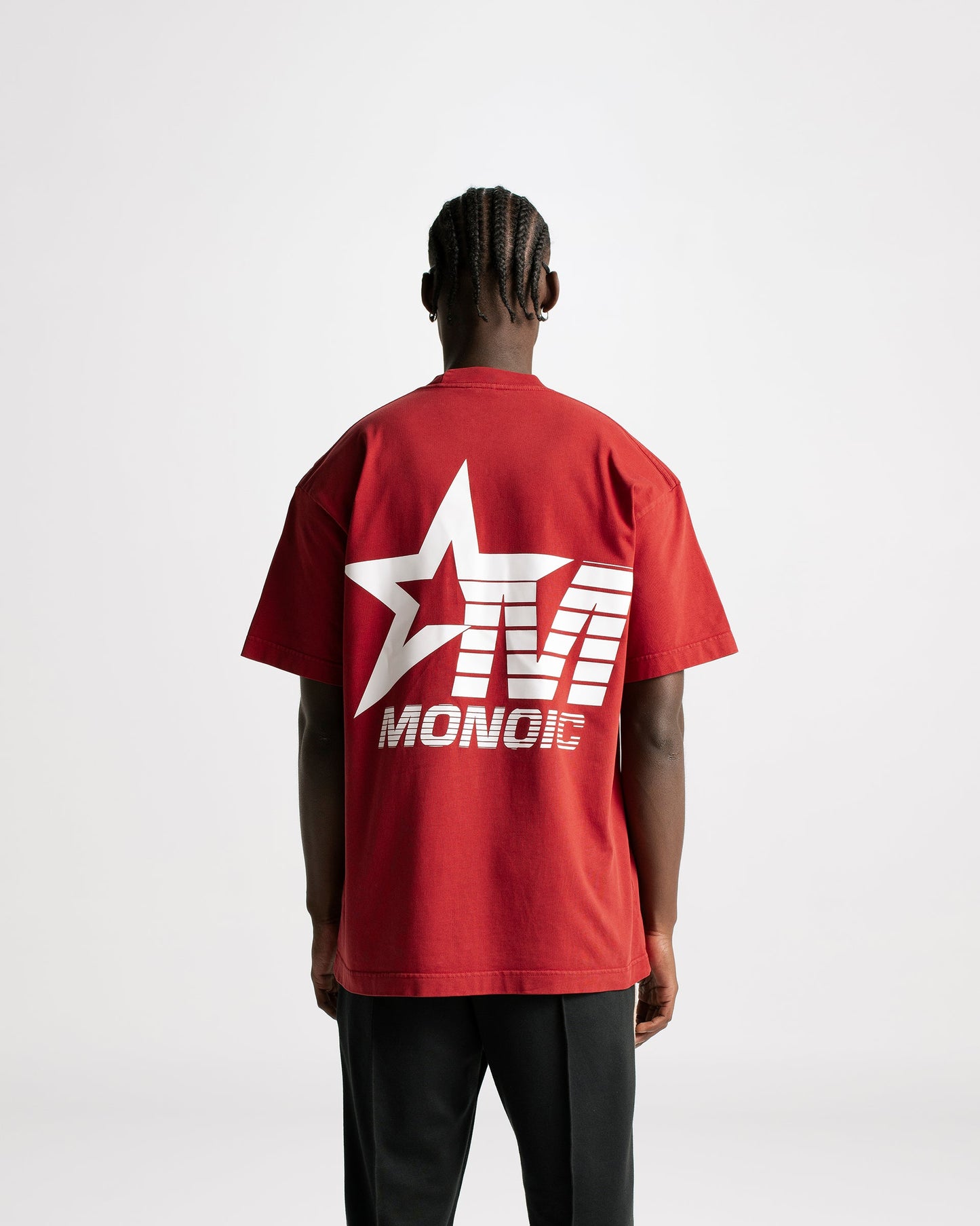 Camiseta Monoic Stars - Rojo Cherry