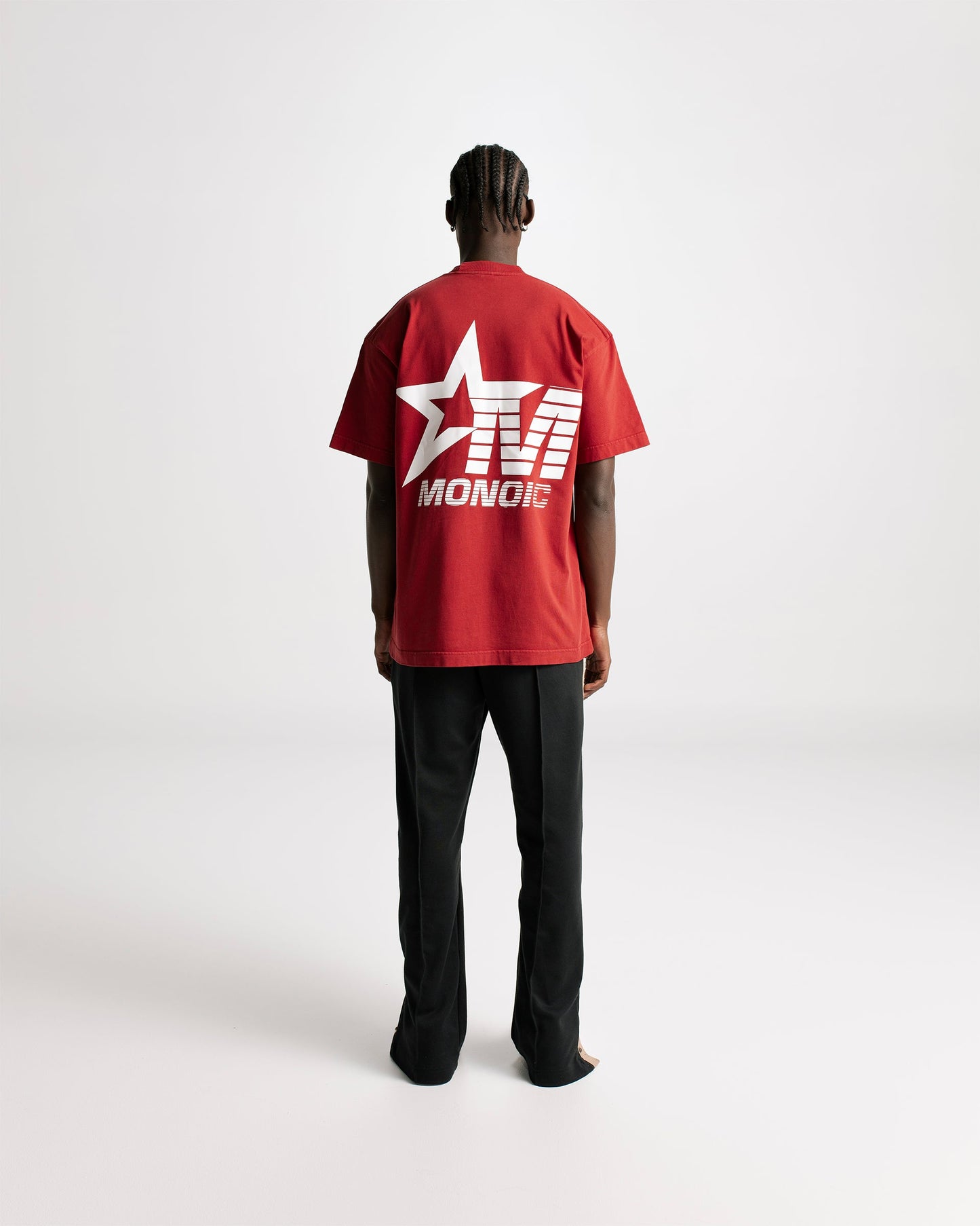 Camiseta Monoic Stars - Rojo Cherry