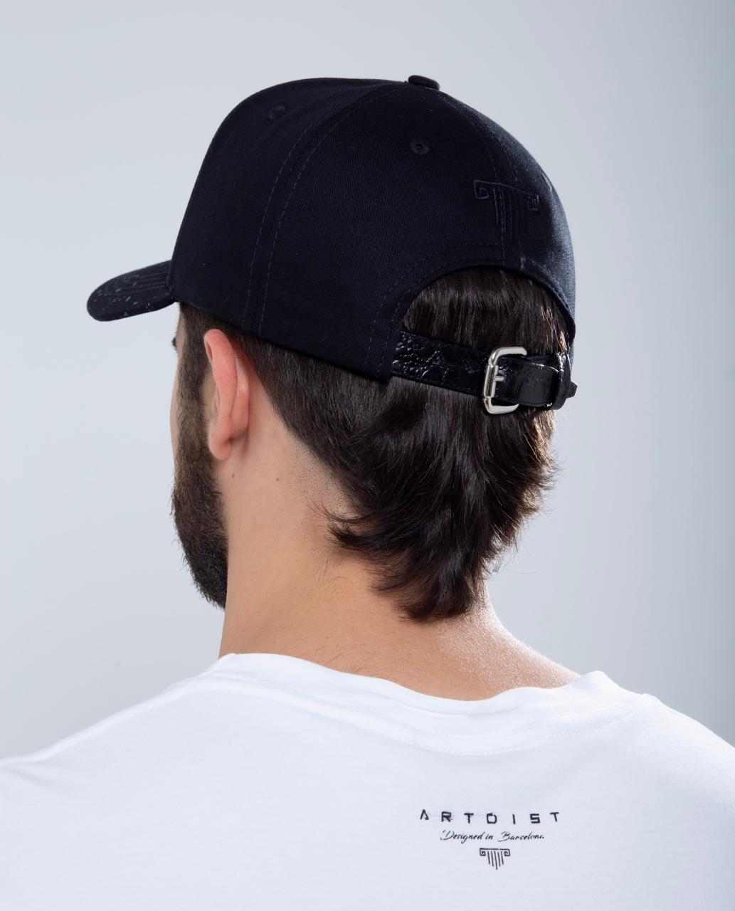 Black Sprayed Cap