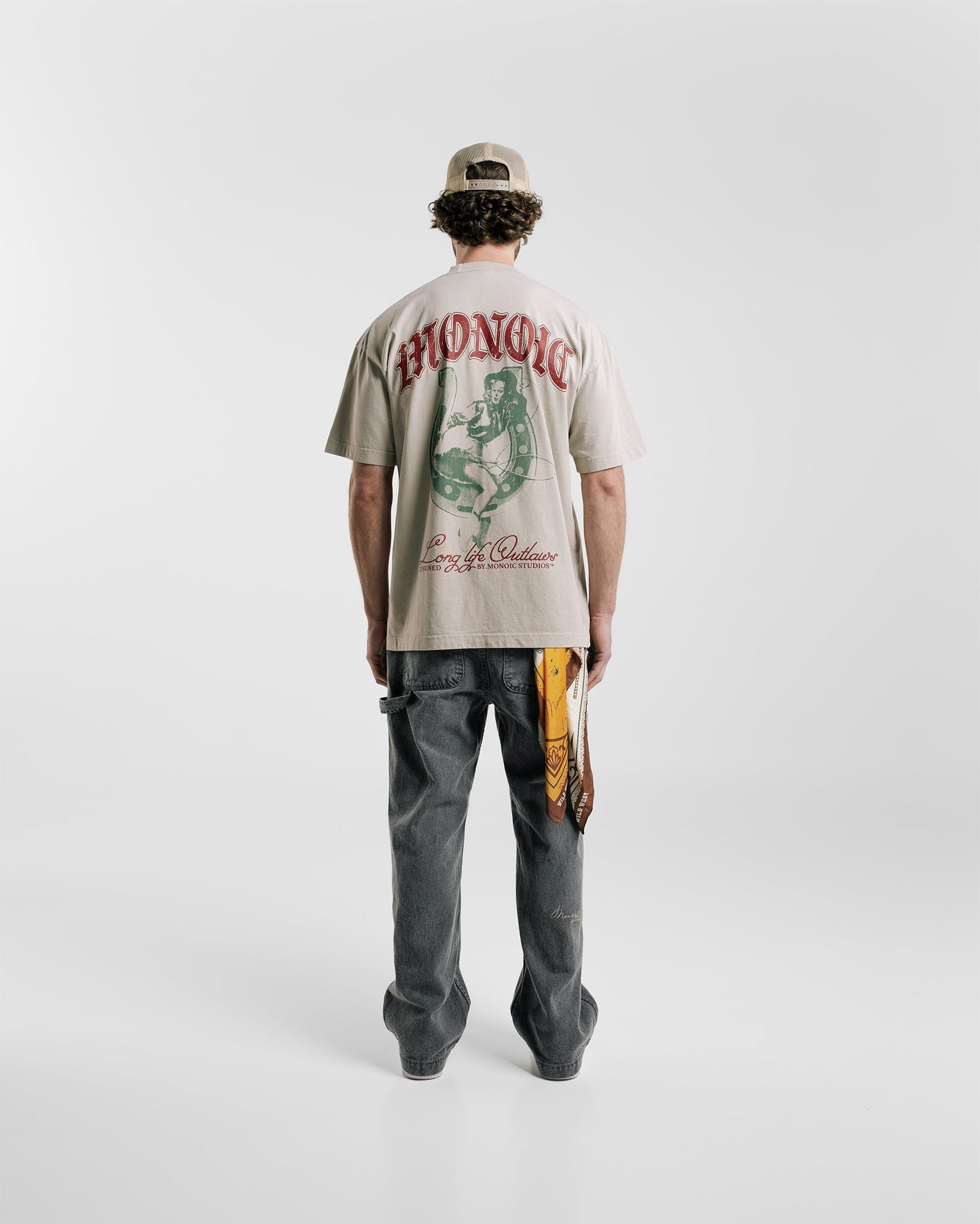 Monoic Camiseta Cowgirl - Taupe