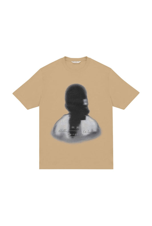 Blurred Face Light Safari T-Shirt