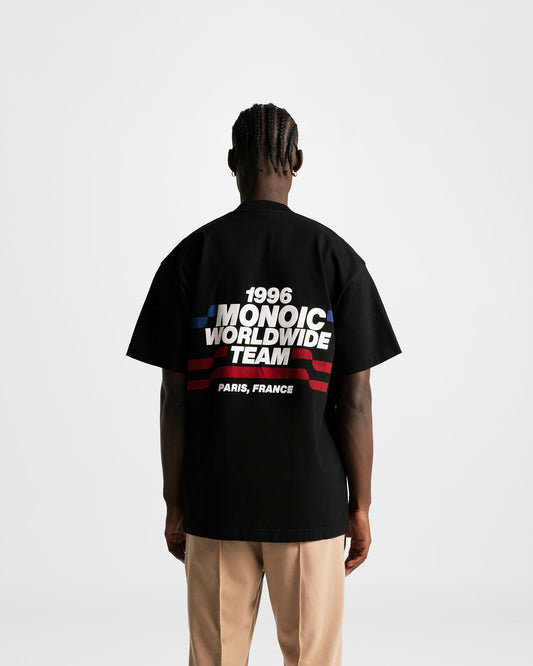 Camiseta Worldwide Team - Negro Oscuro