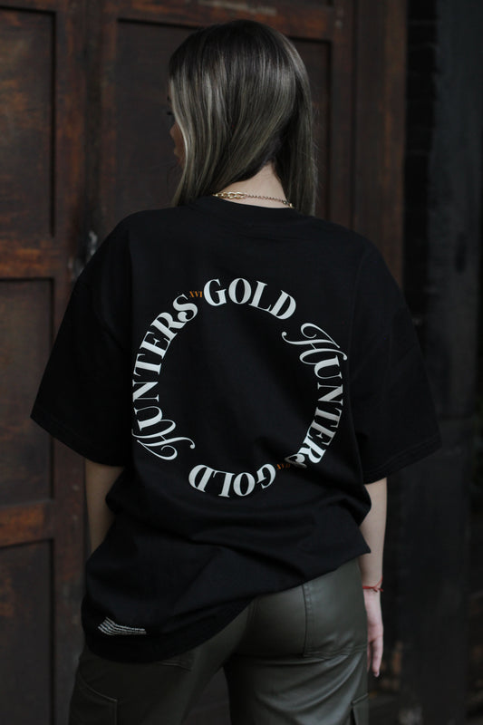 Camiseta Gold Hunters Negra