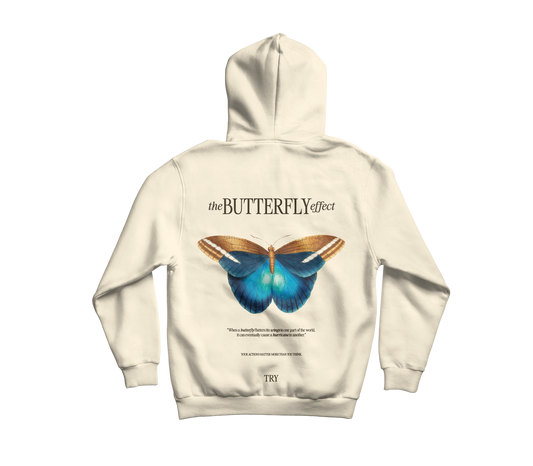 Butterfly Yellow - Premium Hoodie